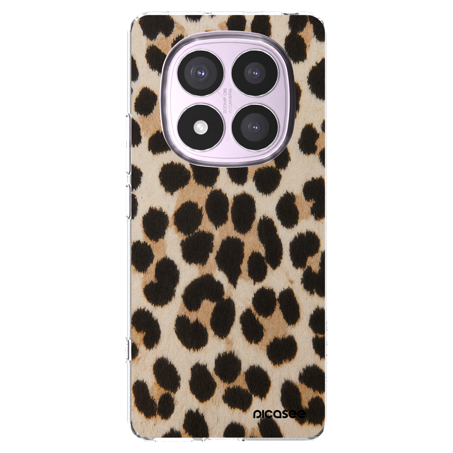 Picasee Xiaomi Redmi Note 14 Pro 5G Hülle - Transparentes Silikon - Brown Tiger