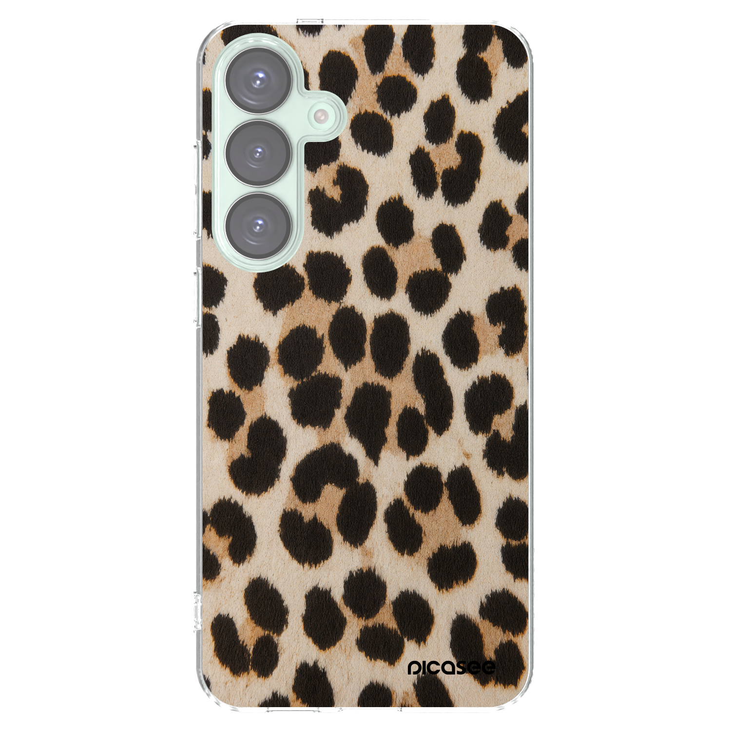 Picasee Samsung Galaxy S25+ 5G Hülle - Transparentes Silikon - Brown Tiger