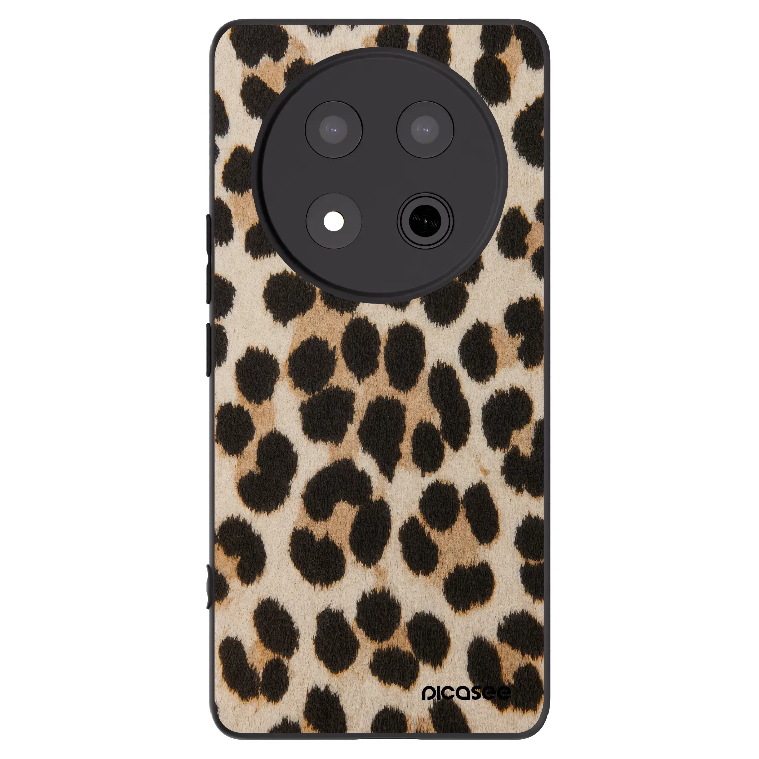 Picasee Honor Magic7 Lite 5G Hülle - Schwarzes Silikon - Brown Tiger