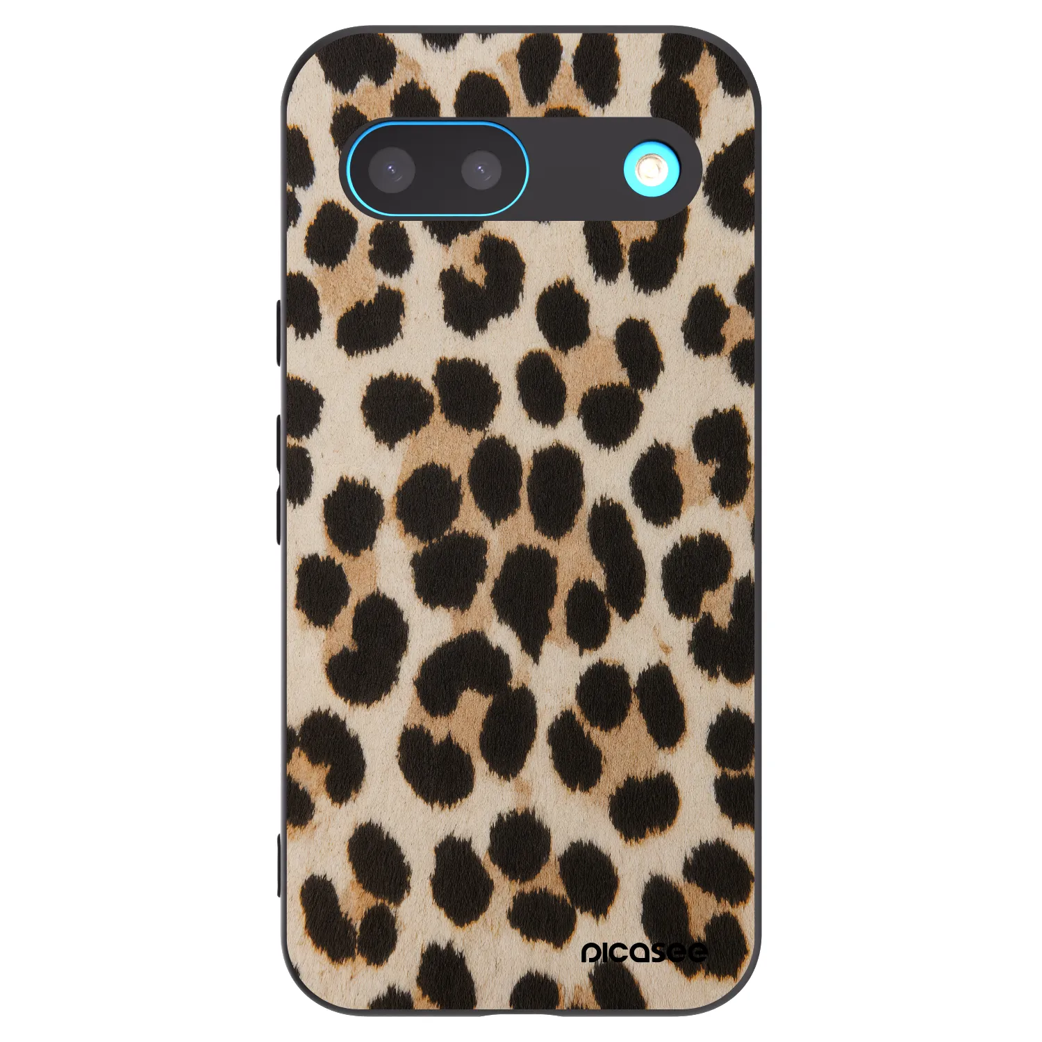 Picasee Google Pixel 8 Hülle - Schwarzes Silikon - Brown Tiger