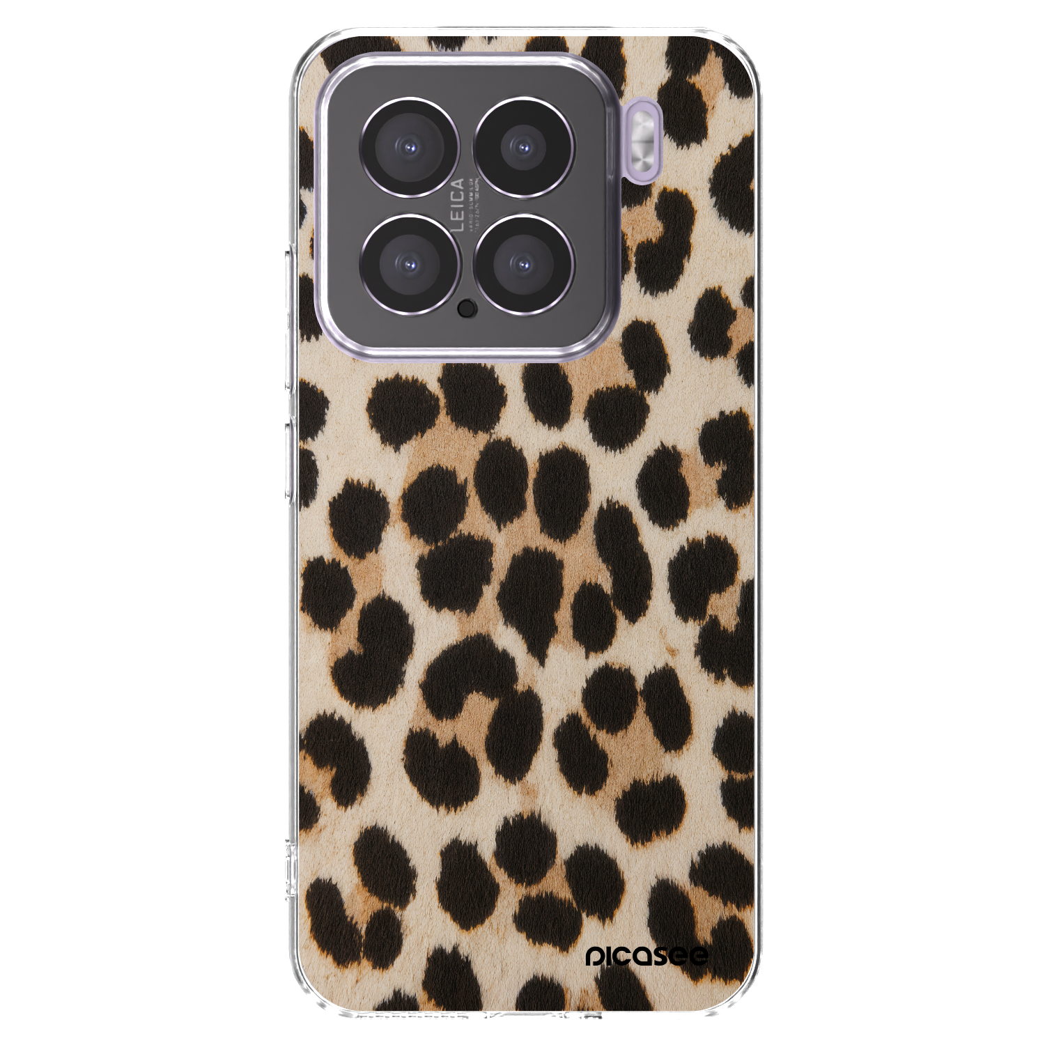 Picasee Xiaomi 15 Hülle - Transparentes Silikon - Brown Tiger