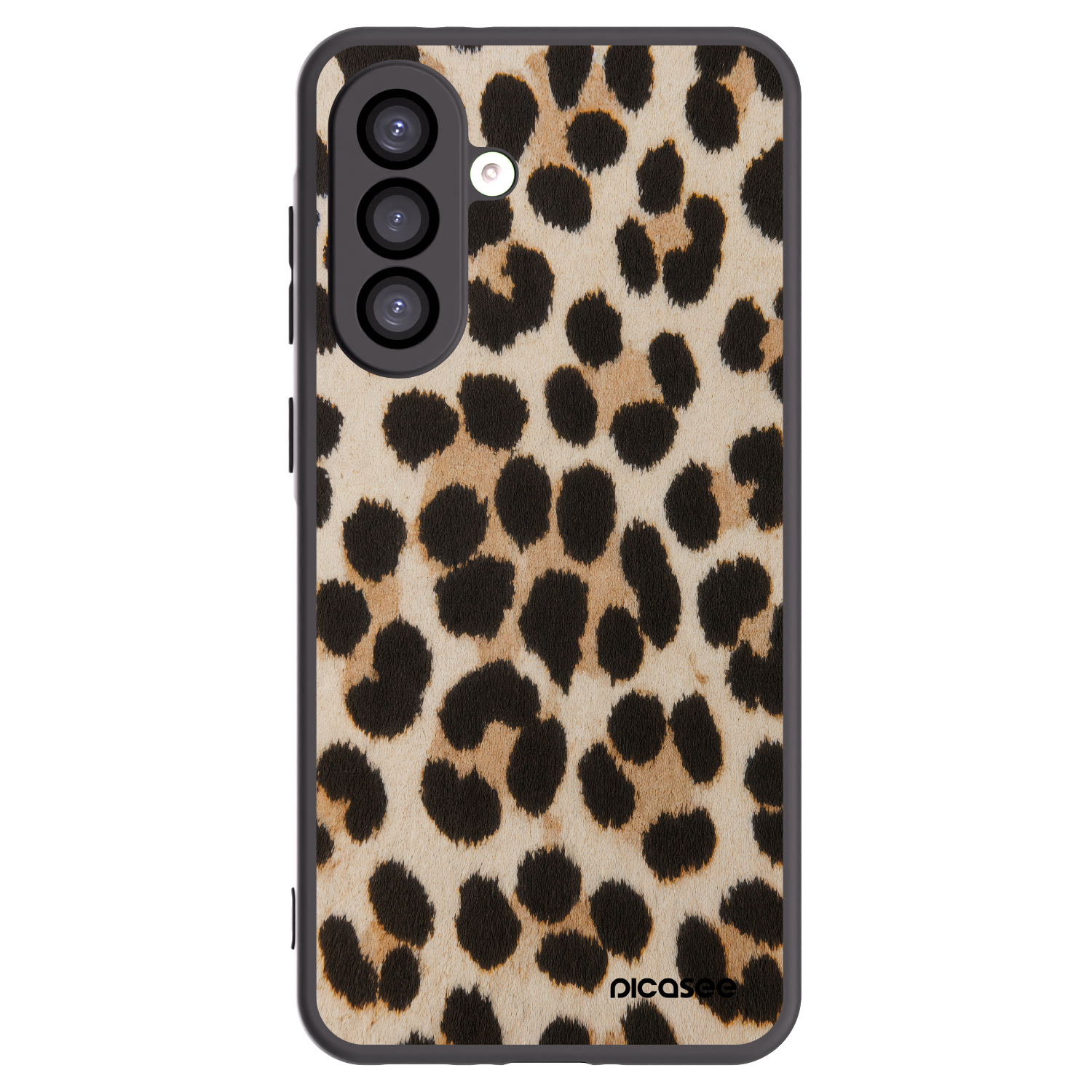 Picasee Samsung Galaxy A26 5G A266B Hülle - Schwarzes Silikon - Brown Tiger