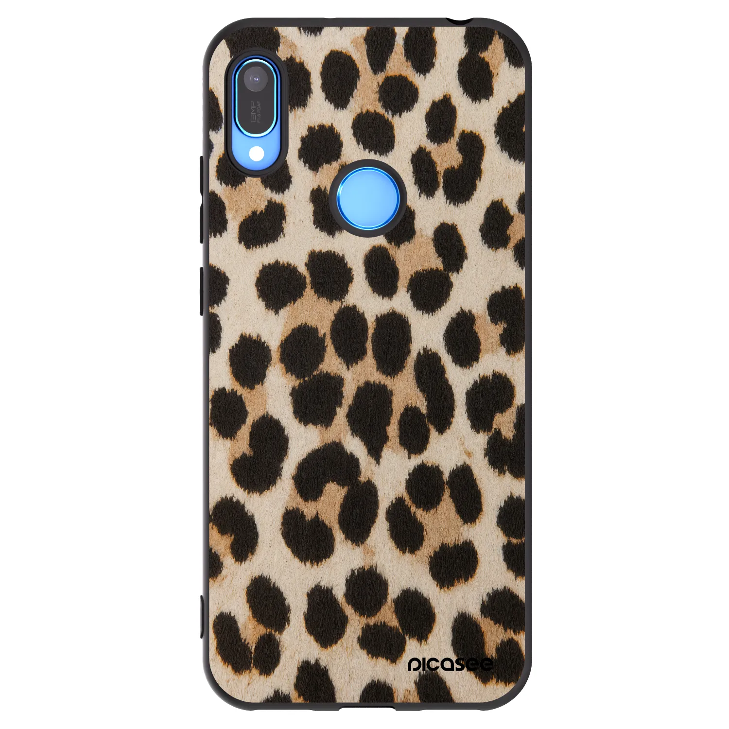 Picasee Huawei Y6 2019 Hülle - Schwarzes Silikon - Brown Tiger