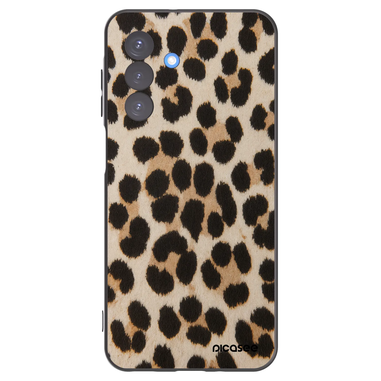 Picasee Samsung Galaxy A17 5G Hülle - Schwarzes Silikon - Brown Tiger