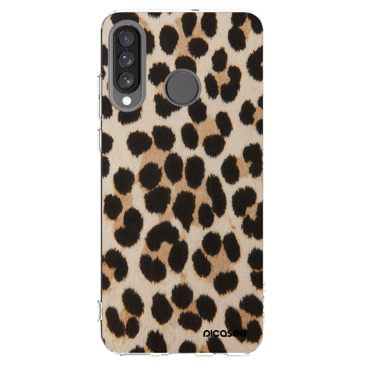 Picasee Huawei P30 Lite Hülle - Transparentes Silikon - Brown Tiger