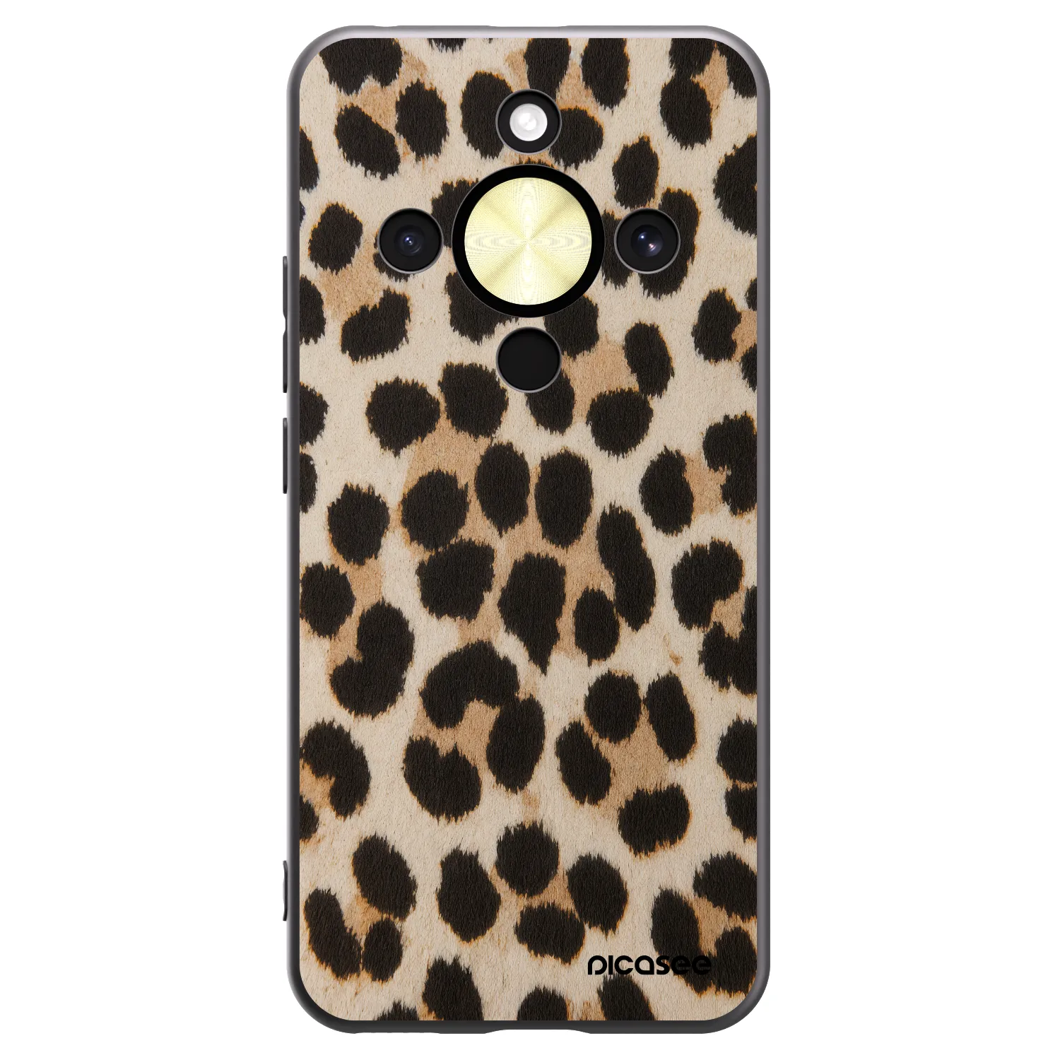 Picasee Honor Magic8 Lite 5G Hülle - Schwarzes Silikon - Brown Tiger