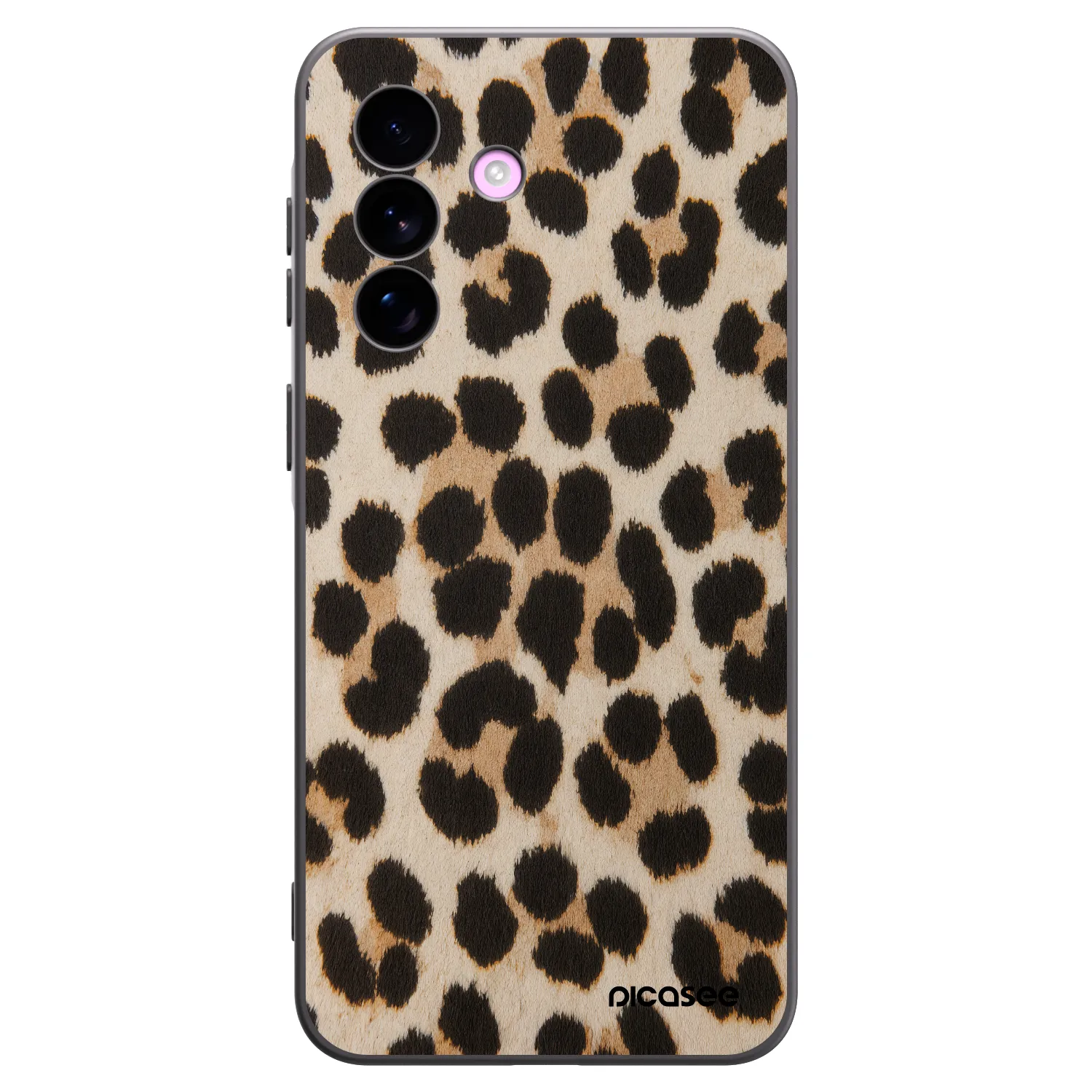 Picasee Samsung Galaxy A57 5G Hülle - Schwarzes Silikon - Brown Tiger