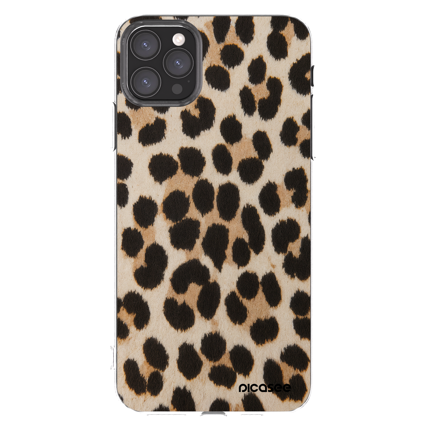 Picasee Apple iPhone 11 Pro Max Hülle - Transparentes Silikon - Brown Tiger