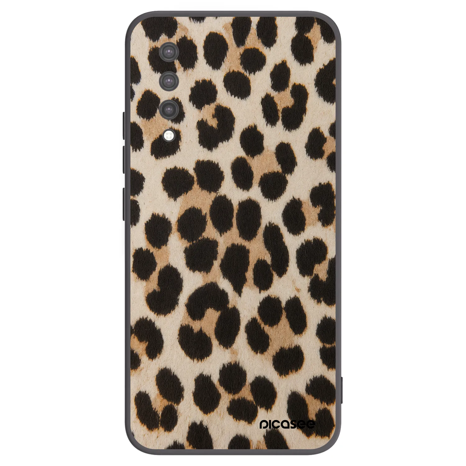 Picasee Xiaomi Mi 9 Lite Hülle - Schwarzes Silikon - Brown Tiger