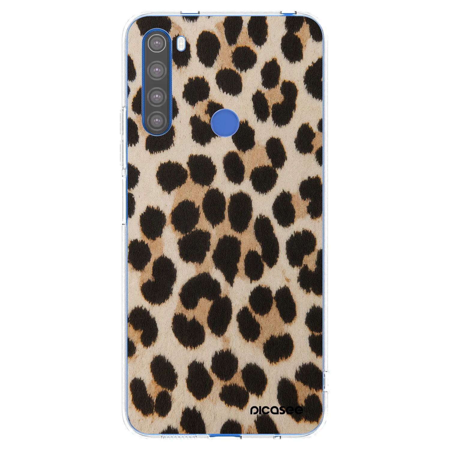 Picasee Xiaomi Redmi Note 8T Hülle - Transparentes Silikon - Brown Tiger