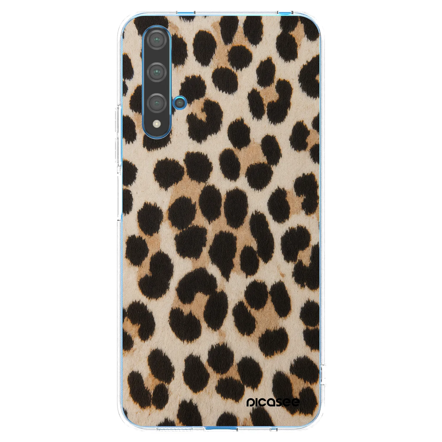 Picasee Huawei Nova 5T Hülle - Transparentes Silikon - Brown Tiger