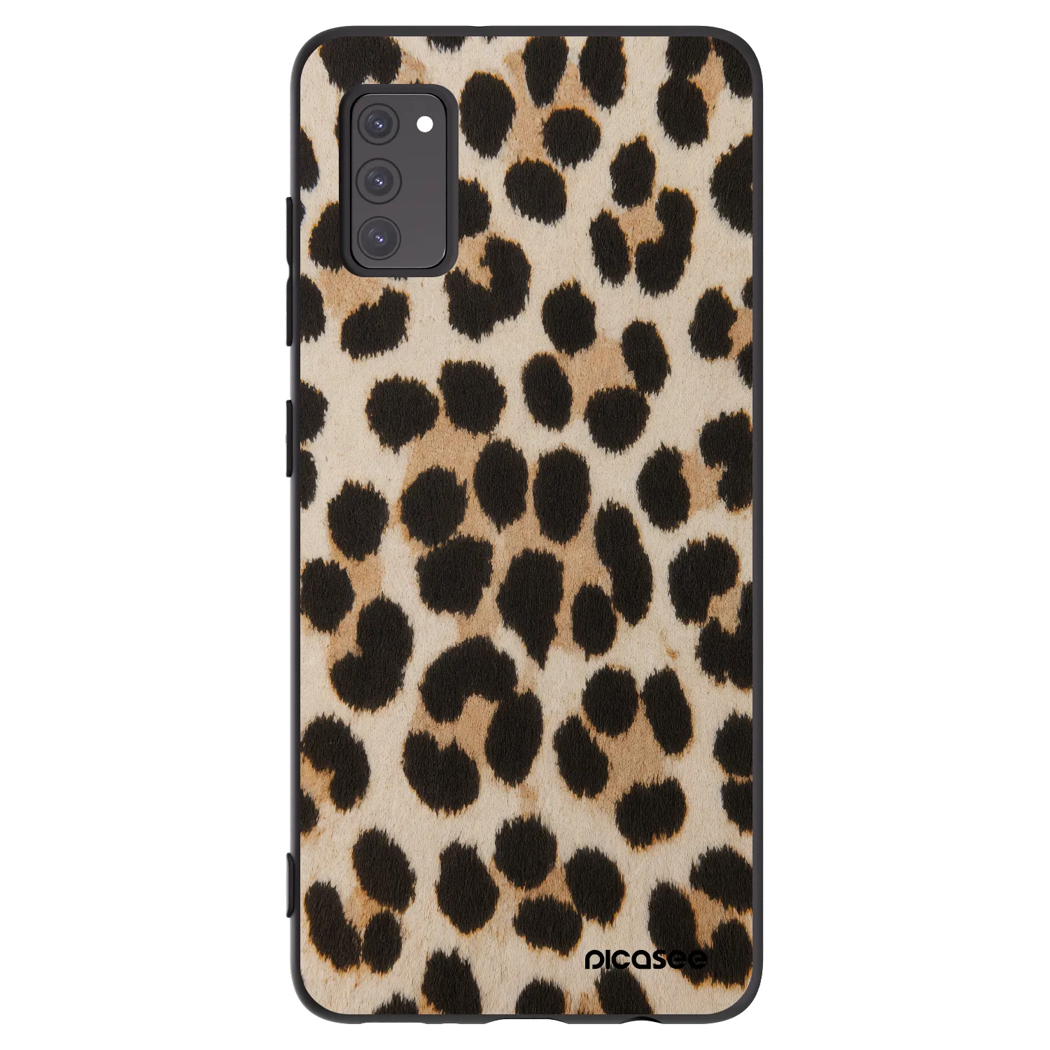 Picasee Samsung Galaxy A41 A415F Hülle - Schwarzes Silikon - Brown Tiger