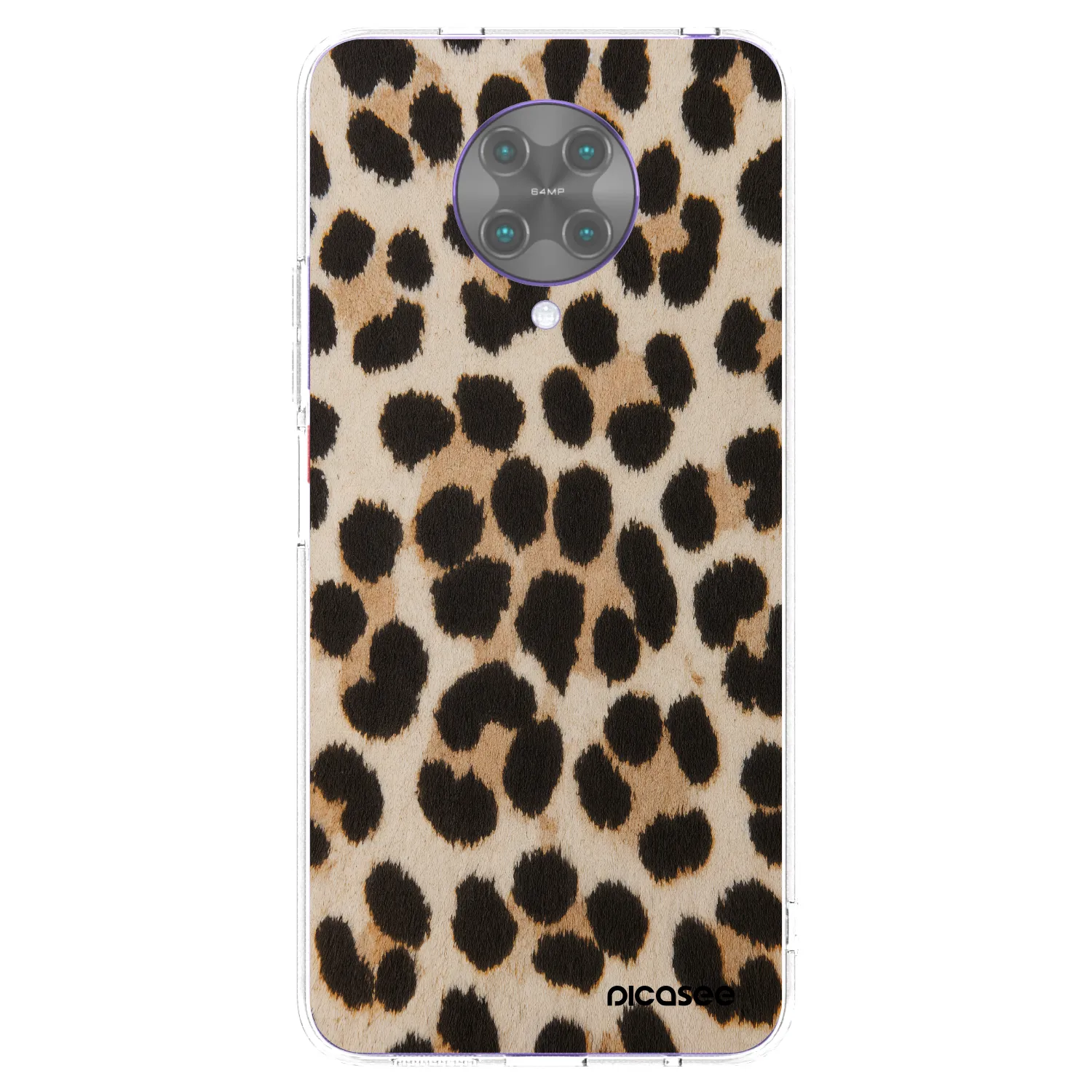 Picasee Xiaomi Poco F2 Pro Hülle - Transparentes Silikon - Brown Tiger