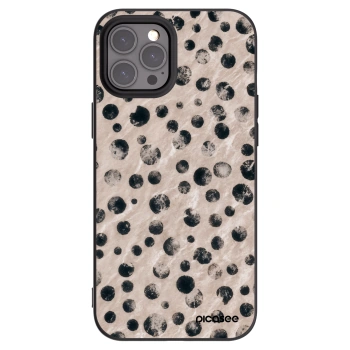 Picasee Apple iPhone 12 Pro Max Hülle - Schwarzes Silikon - Inked