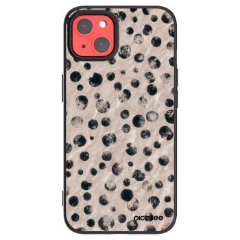 Picasee Apple iPhone 13 Hülle - Schwarzes Silikon - Inked