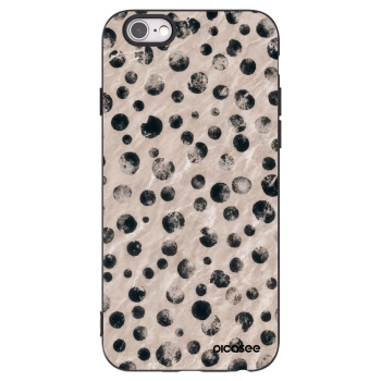 Picasee Apple iPhone 6/6S Hülle - Schwarzes Silikon - Inked