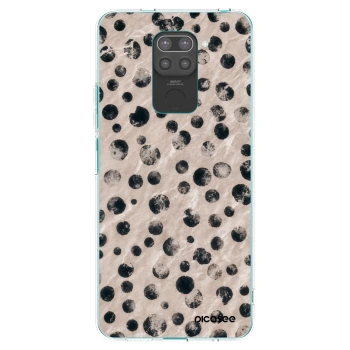 Picasee Xiaomi Redmi Note 9 Hülle - Schwarzes Silikon - Inked