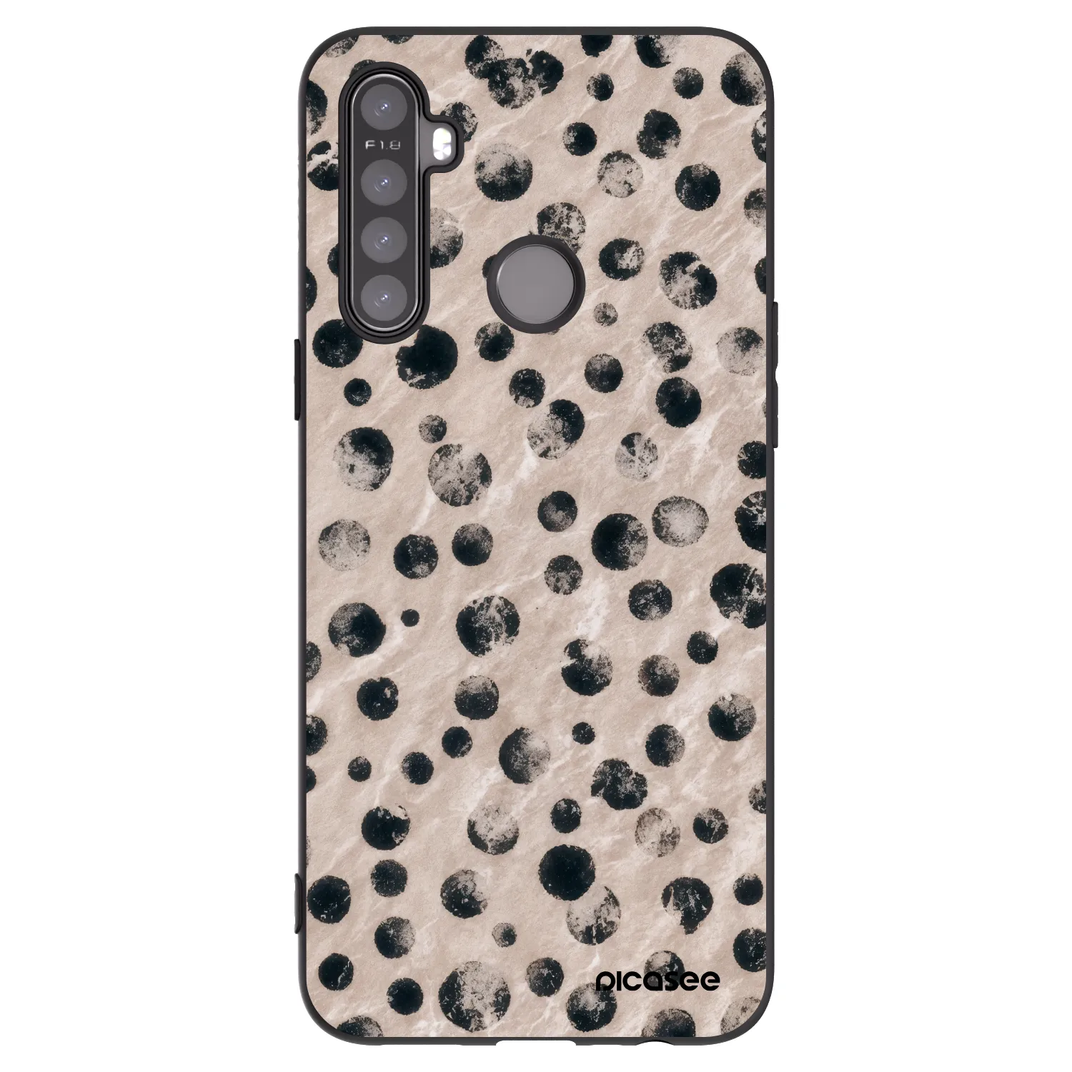 Picasee Realme 6i Hülle - Schwarzes Silikon - Inked