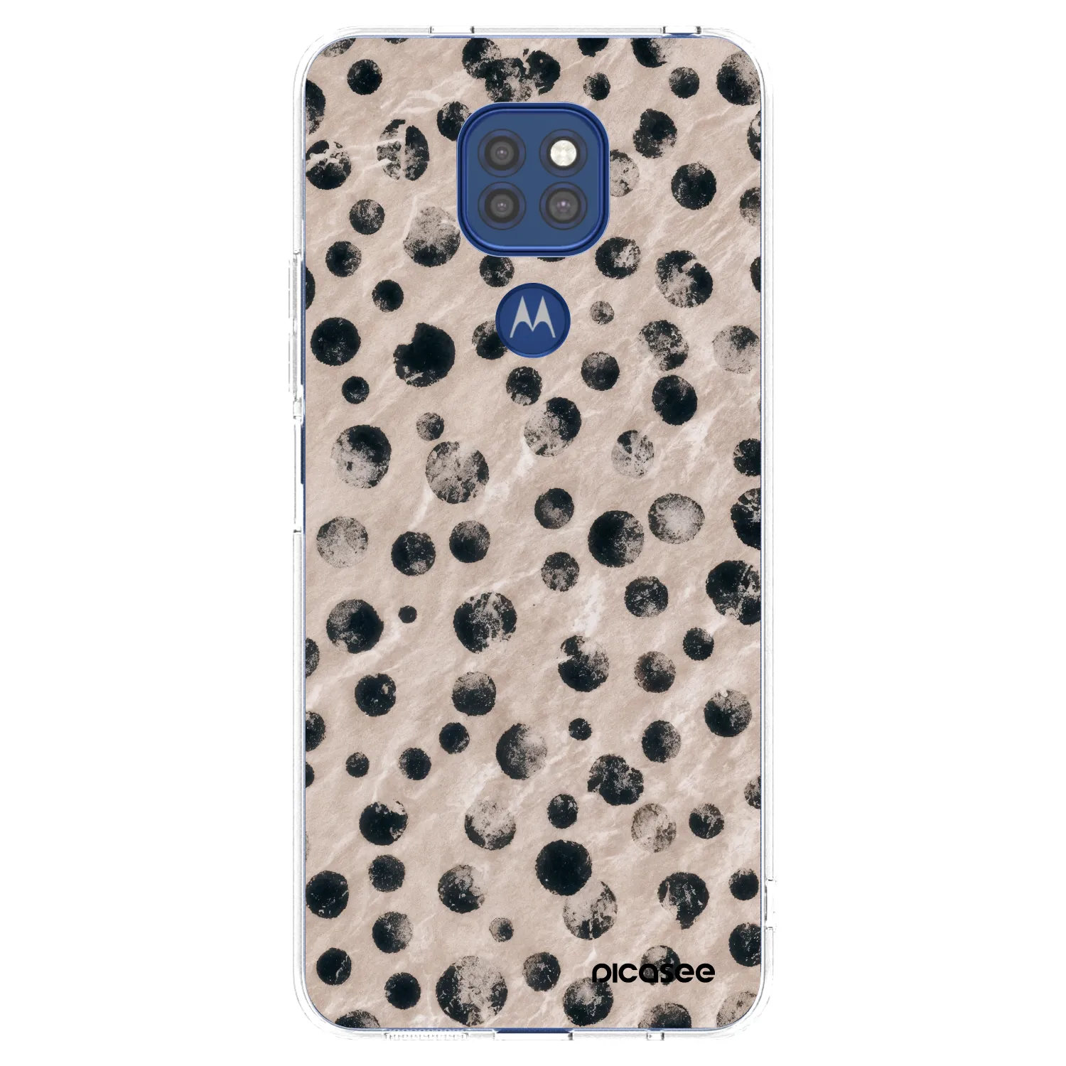 Picasee Motorola Moto G9 Play Hülle - Transparentes Silikon - Inked