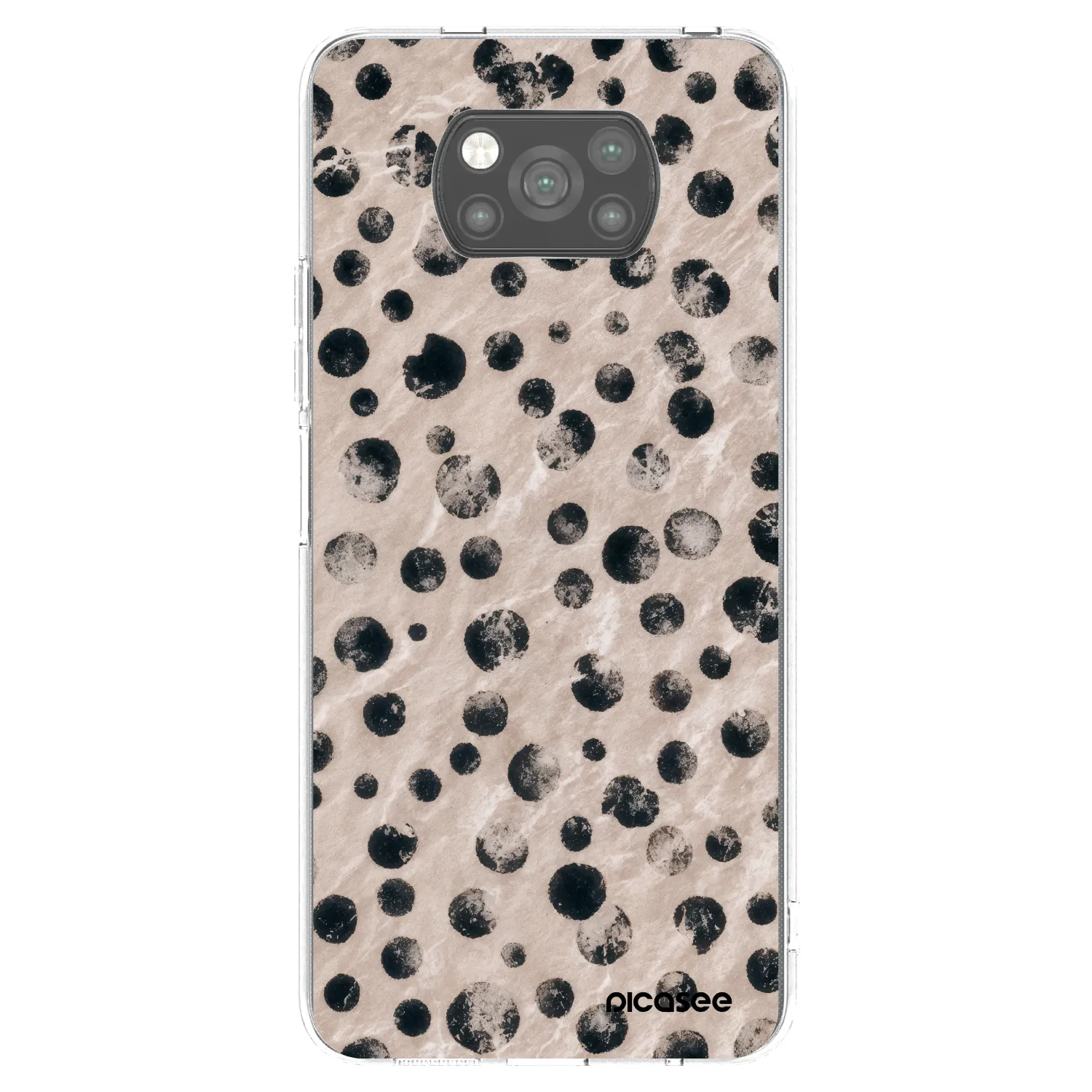 Picasee Xiaomi Poco X3 Pro Hülle - Schwarzes Silikon - Inked