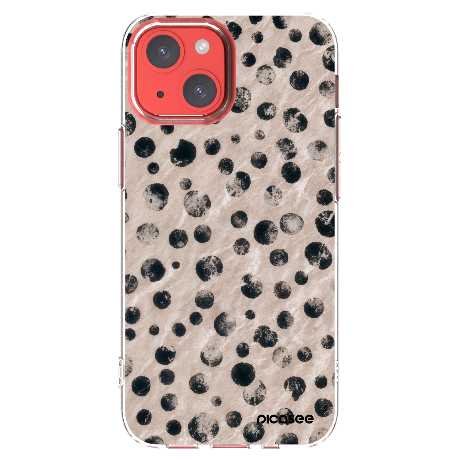 Picasee Apple iPhone 13 mini Hülle - Transparentes Silikon - Inked