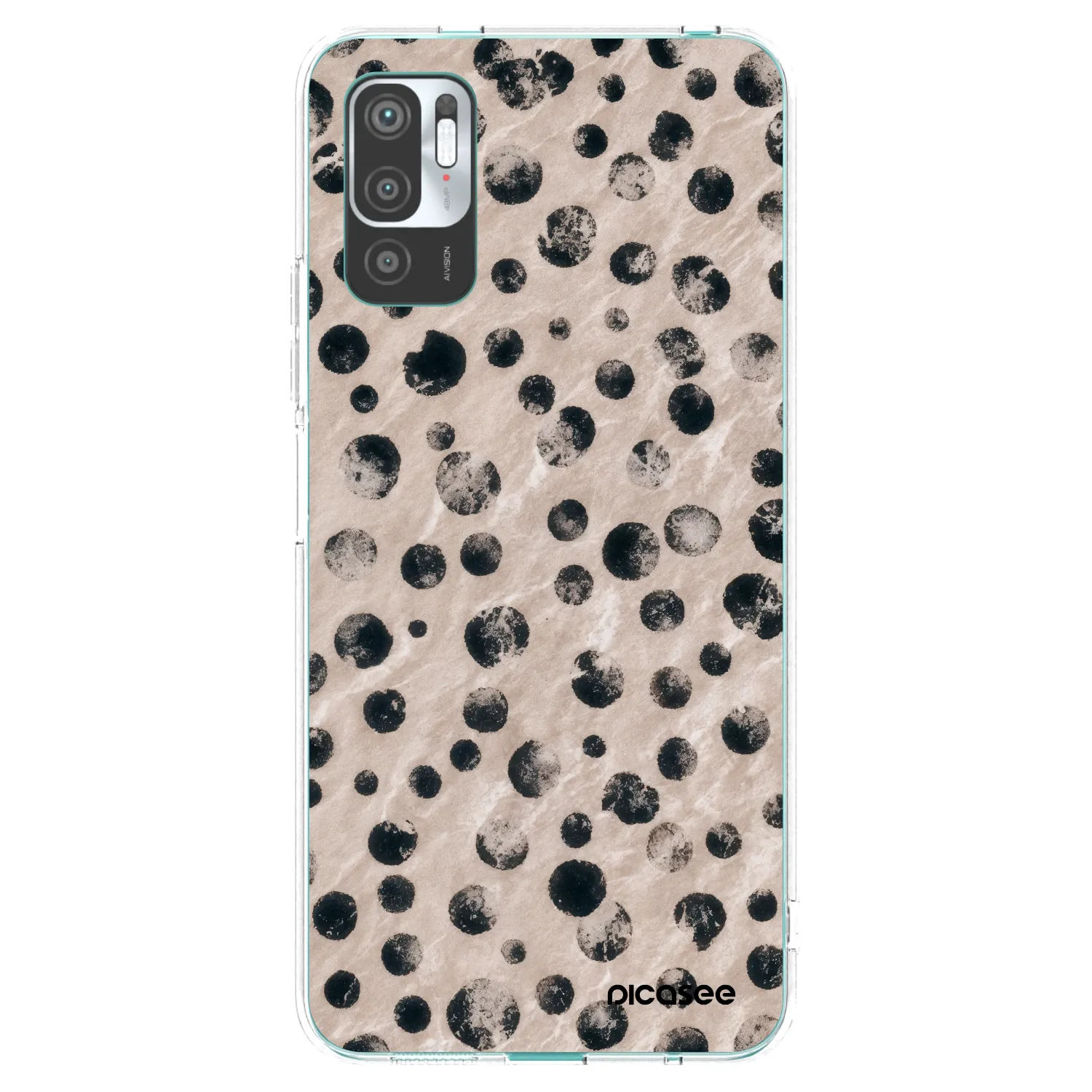 Picasee Xiaomi Redmi Note 10 5G Hülle - Transparentes Silikon - Inked