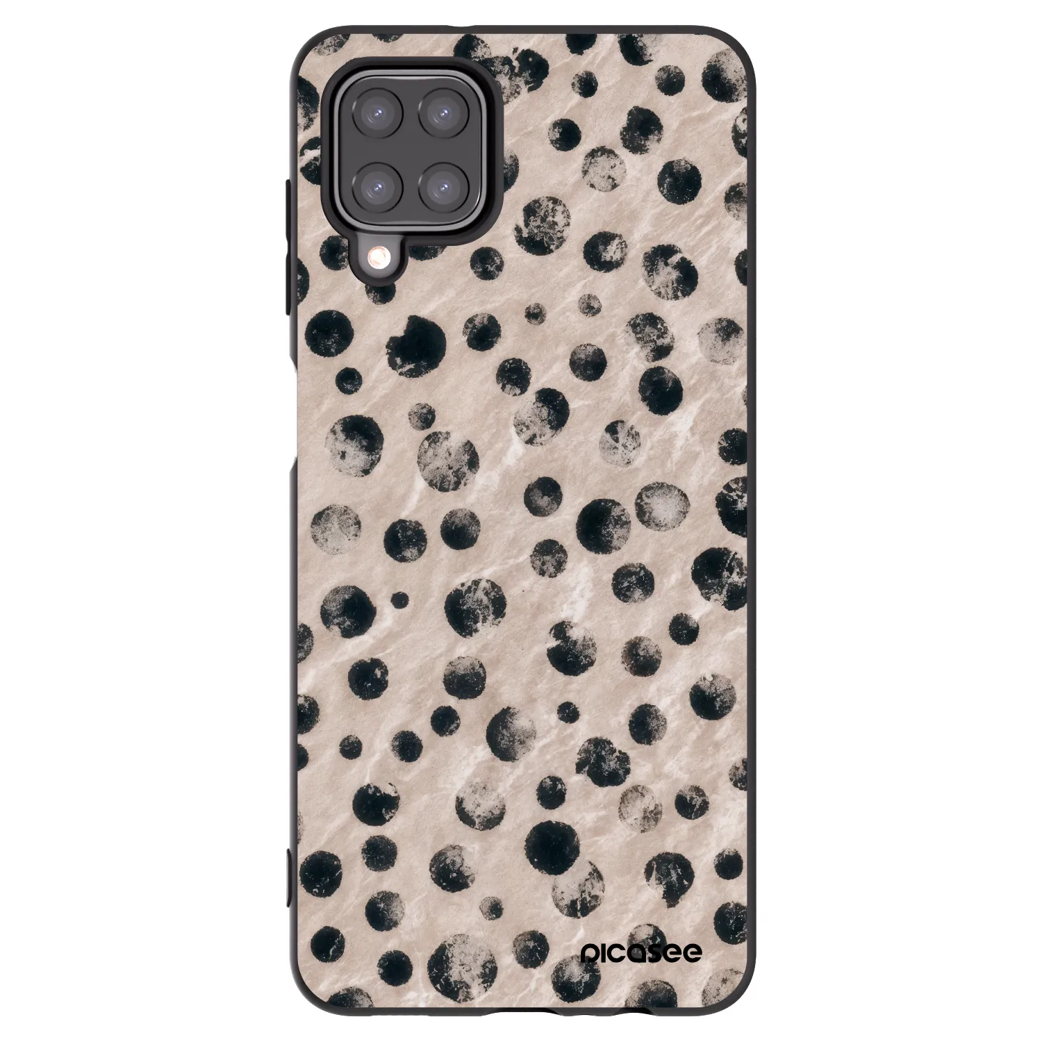 Picasee Samsung Galaxy M12 M127F Hülle - Schwarzes Silikon - Inked