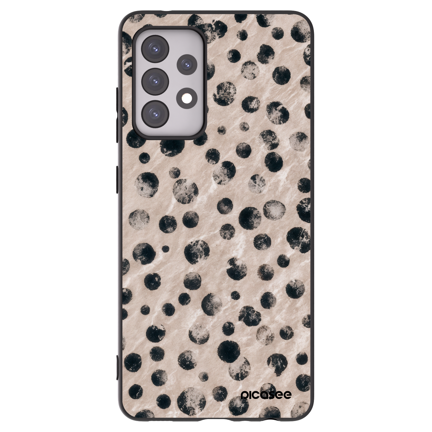Picasee Samsung Galaxy A52s 5G A528B Hülle - Schwarzes Silikon - Inked