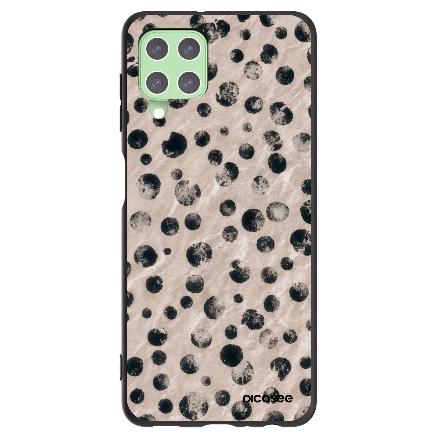 Picasee Samsung Galaxy A22 A225F 4G Hülle - Schwarzes Silikon - Inked