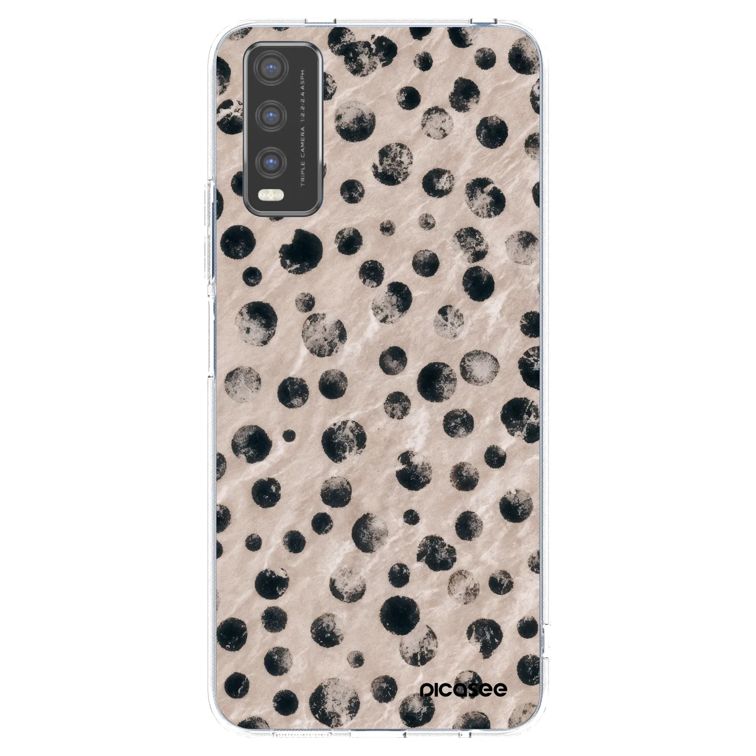 Picasee Vivo Y20s Hülle - Transparentes Silikon - Inked