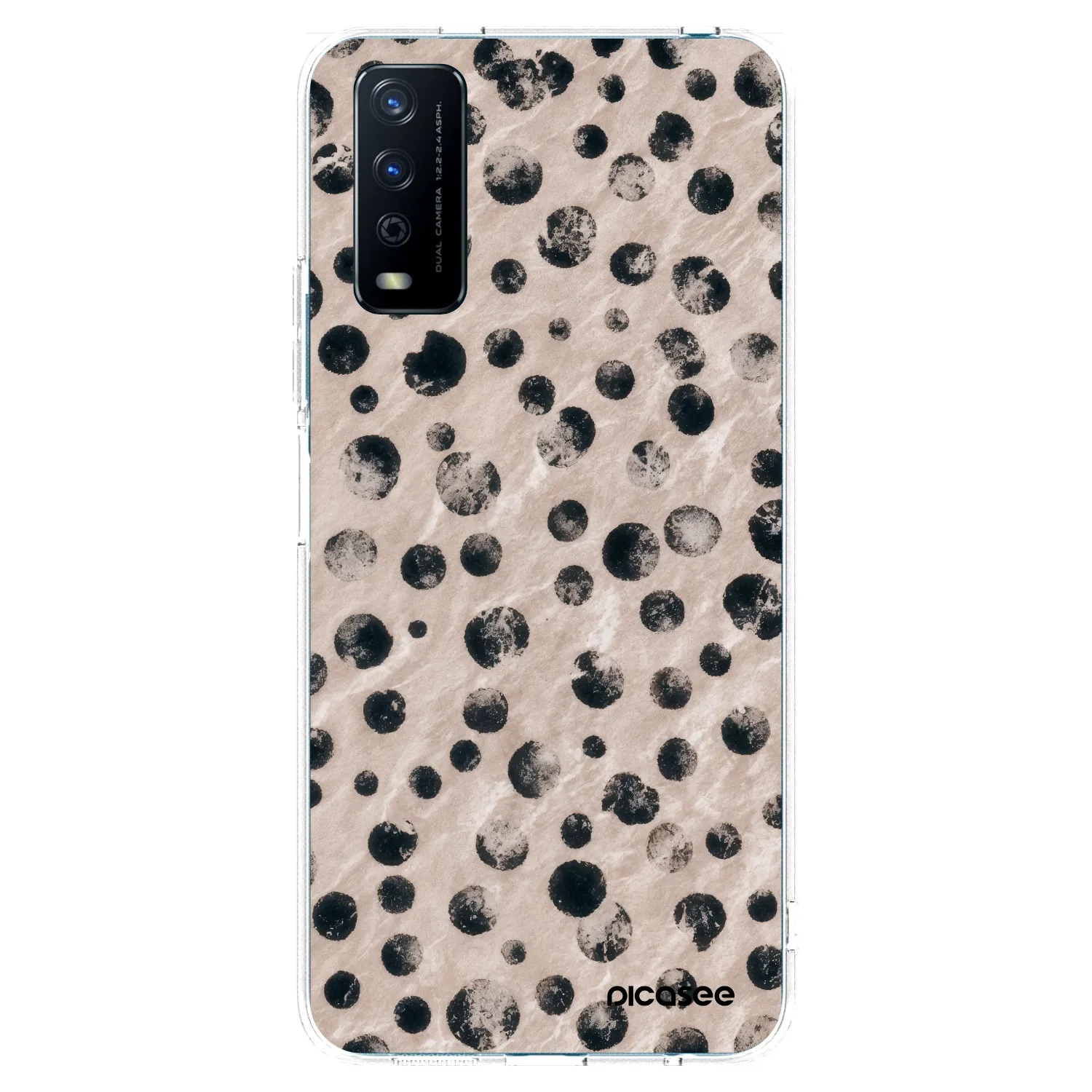 Picasee Vivo Y11s Hülle - Transparentes Silikon - Inked