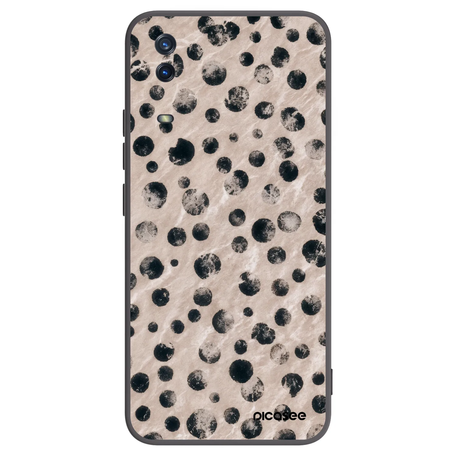 Picasee Vivo Y11s Hülle - Schwarzes Silikon - Inked