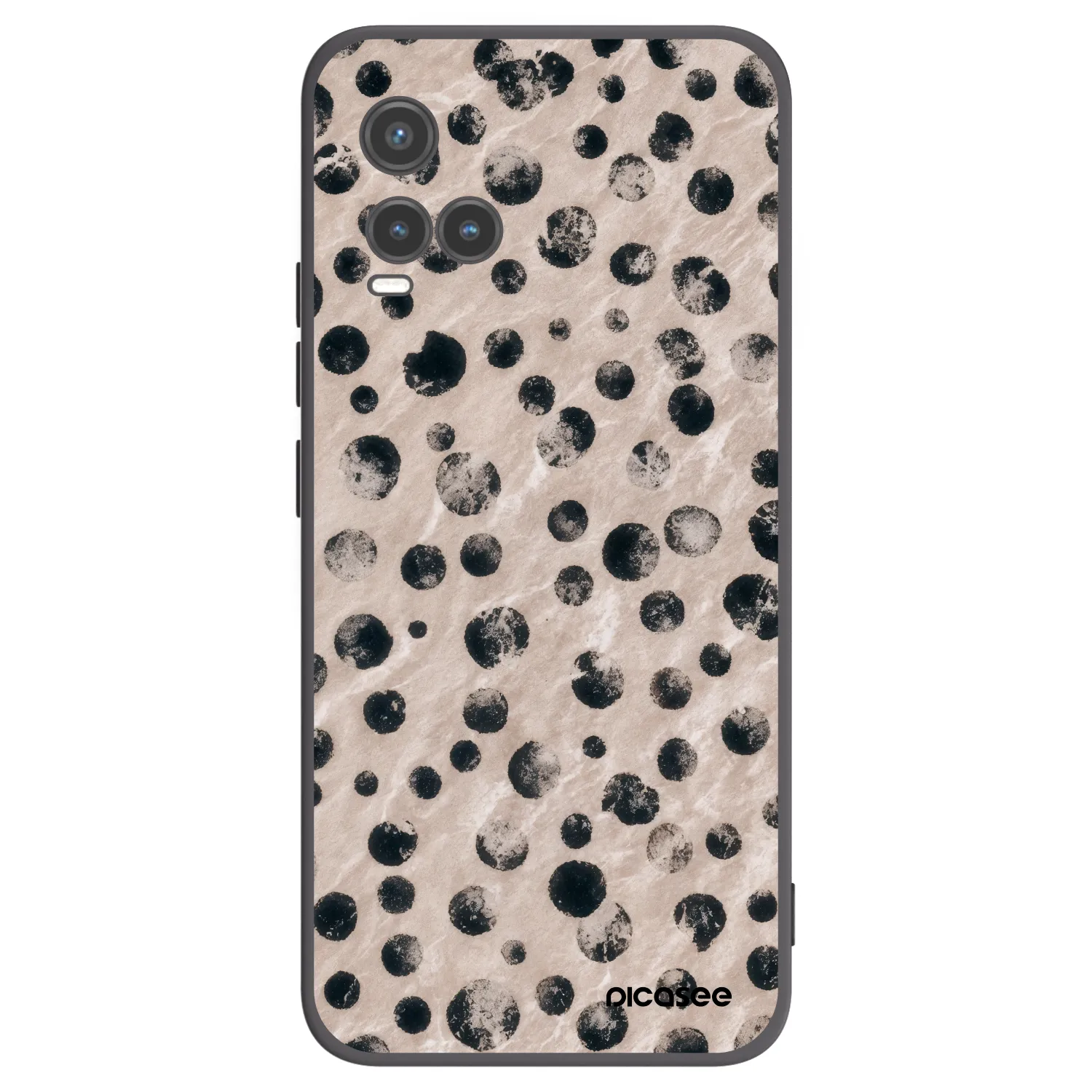 Picasee Vivo Y33s Hülle - Schwarzes Silikon - Inked