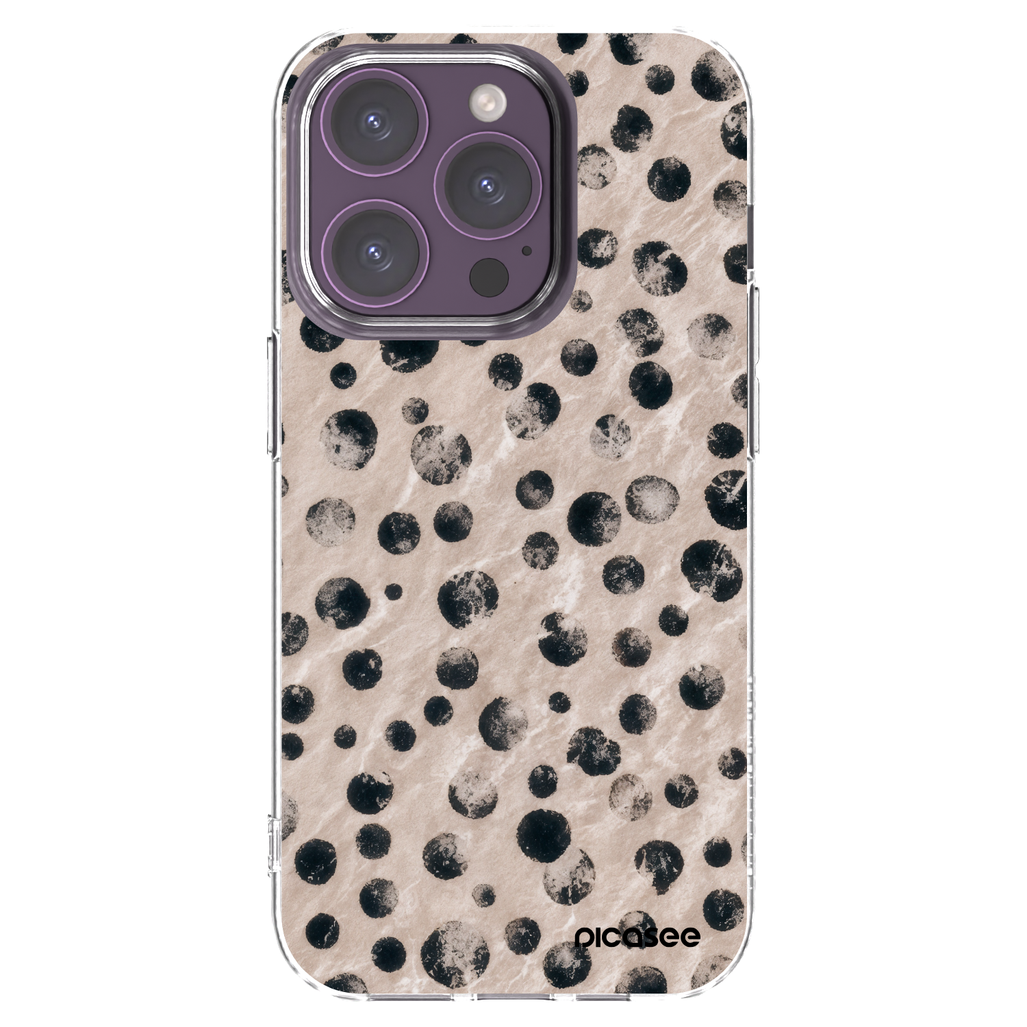 Picasee Apple iPhone 14 Pro Hülle - Transparentes Silikon - Inked