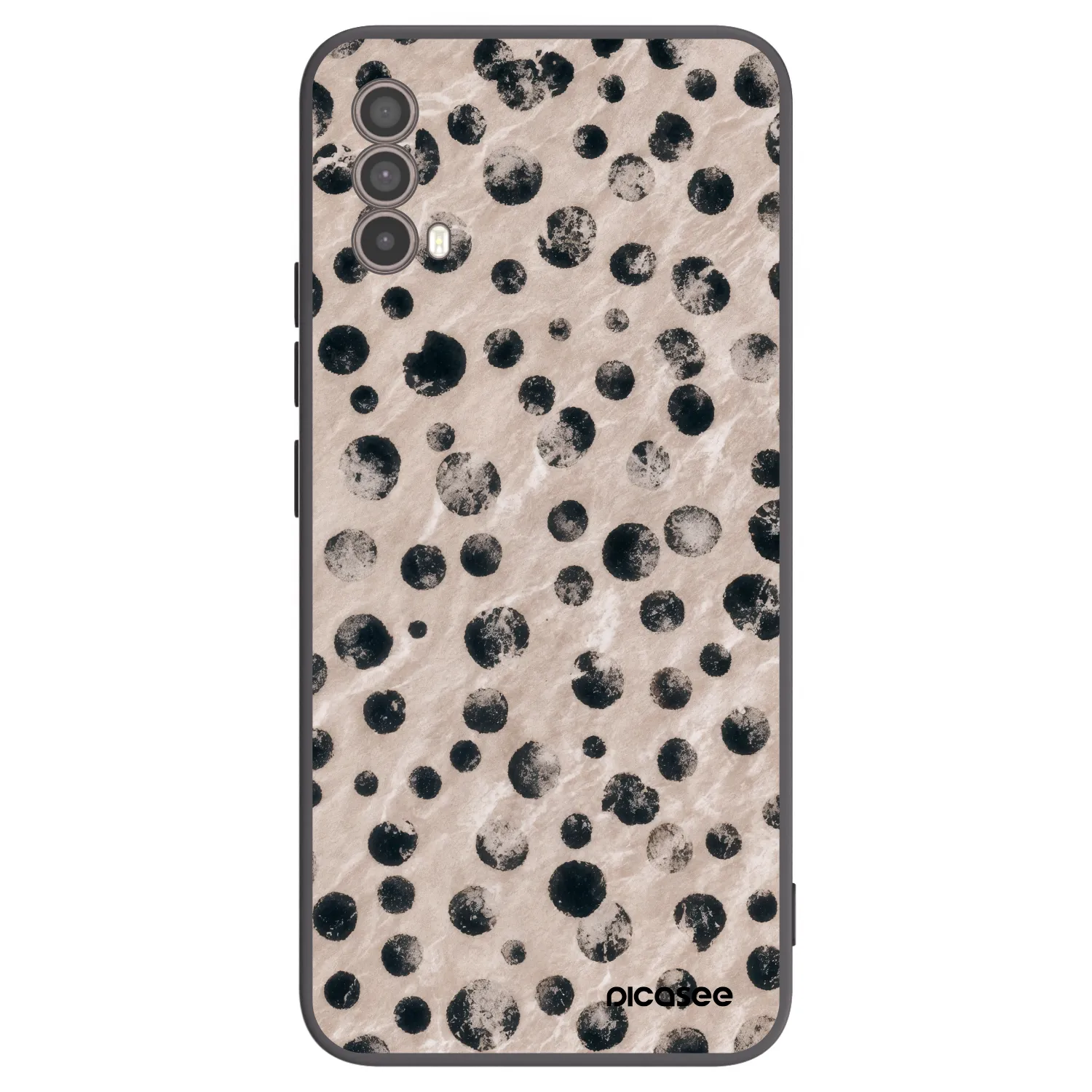 Picasee Motorola Moto E40 Hülle - Schwarzes Silikon - Inked