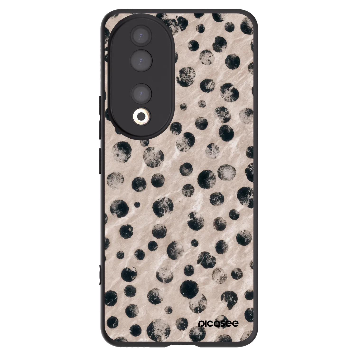 Picasee Honor 90 5G Hülle - Schwarzes Silikon - Inked