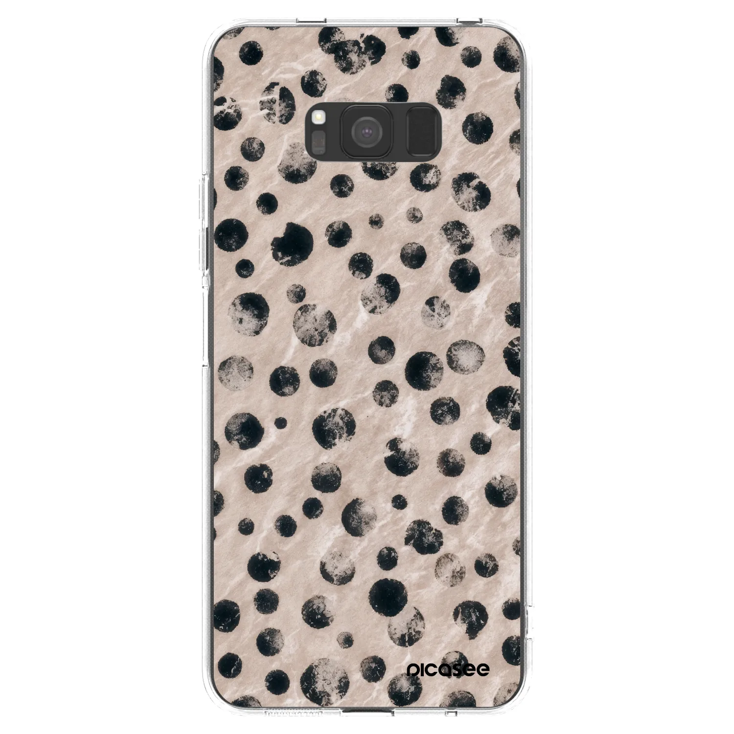 Picasee Samsung Galaxy S8 G950F Hülle - Transparentes Silikon - Inked