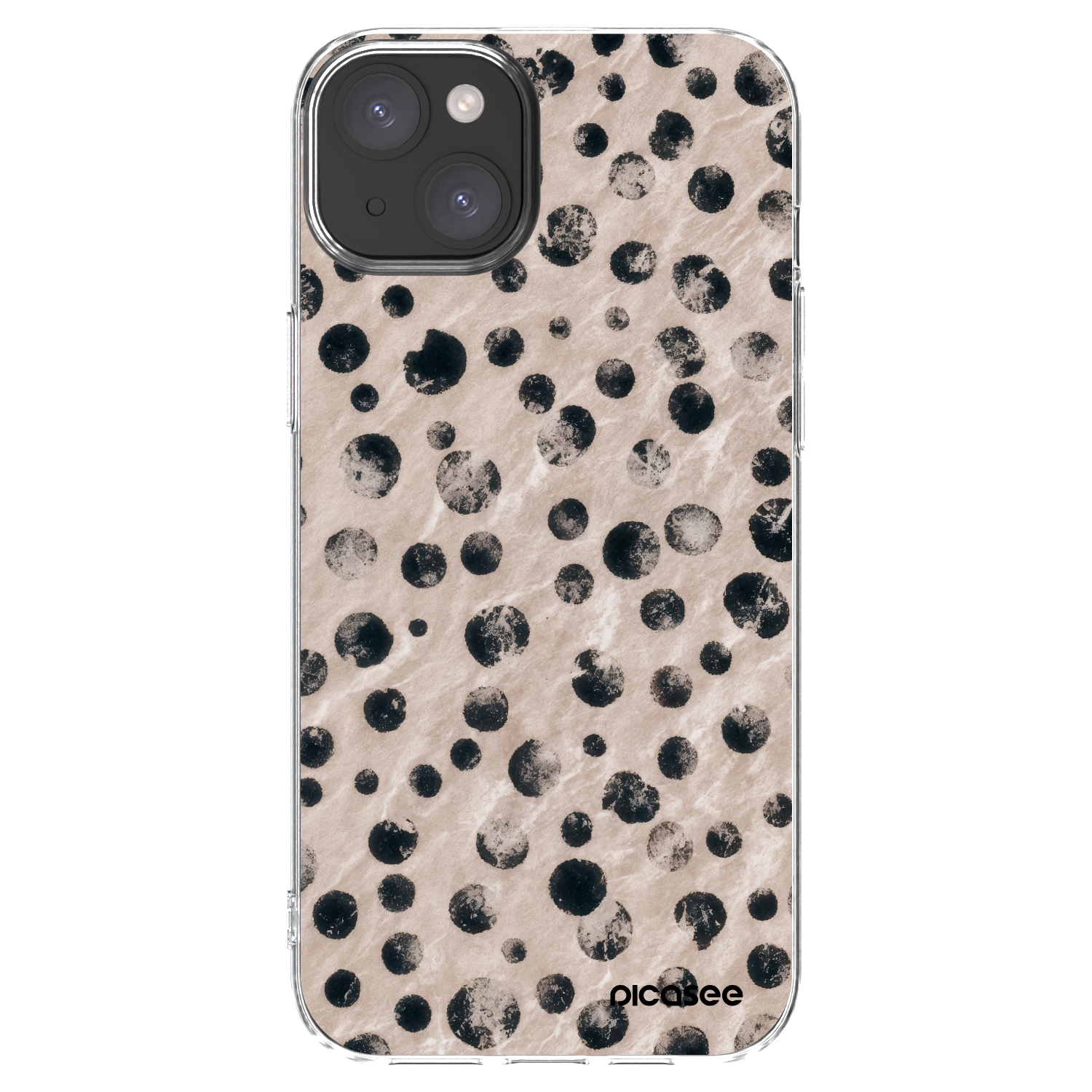 Picasee Apple iPhone 15 Plus Hülle - Transparentes Silikon - Inked