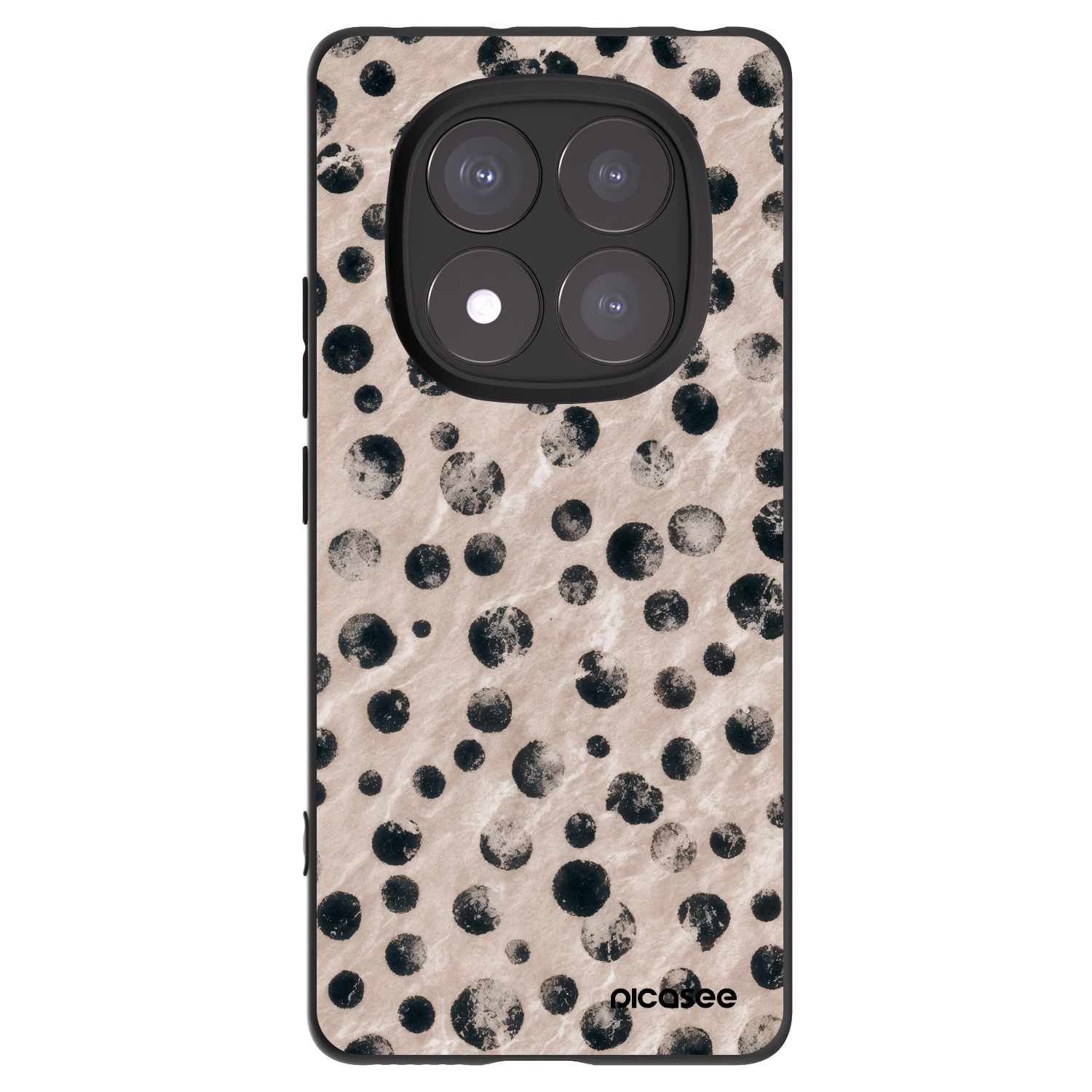 Picasee Xiaomi Redmi Note 14 Pro+ 5G Hülle - Schwarzes Silikon - Inked
