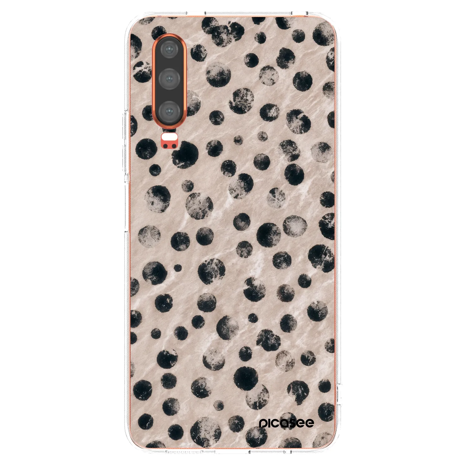Picasee Huawei P30 Hülle - Transparentes Silikon - Inked