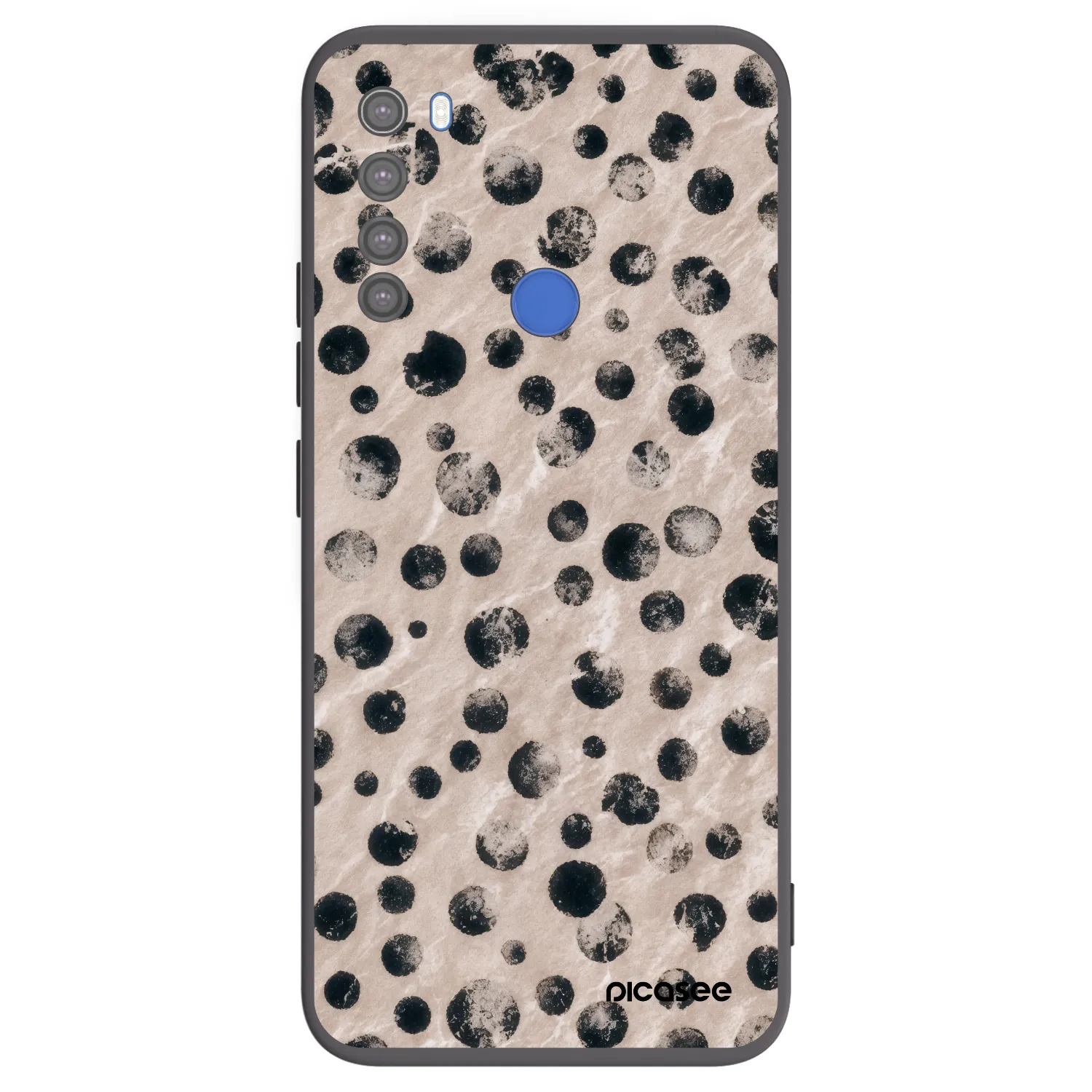 Picasee Xiaomi Redmi Note 8T Hülle - Schwarzes Silikon - Inked