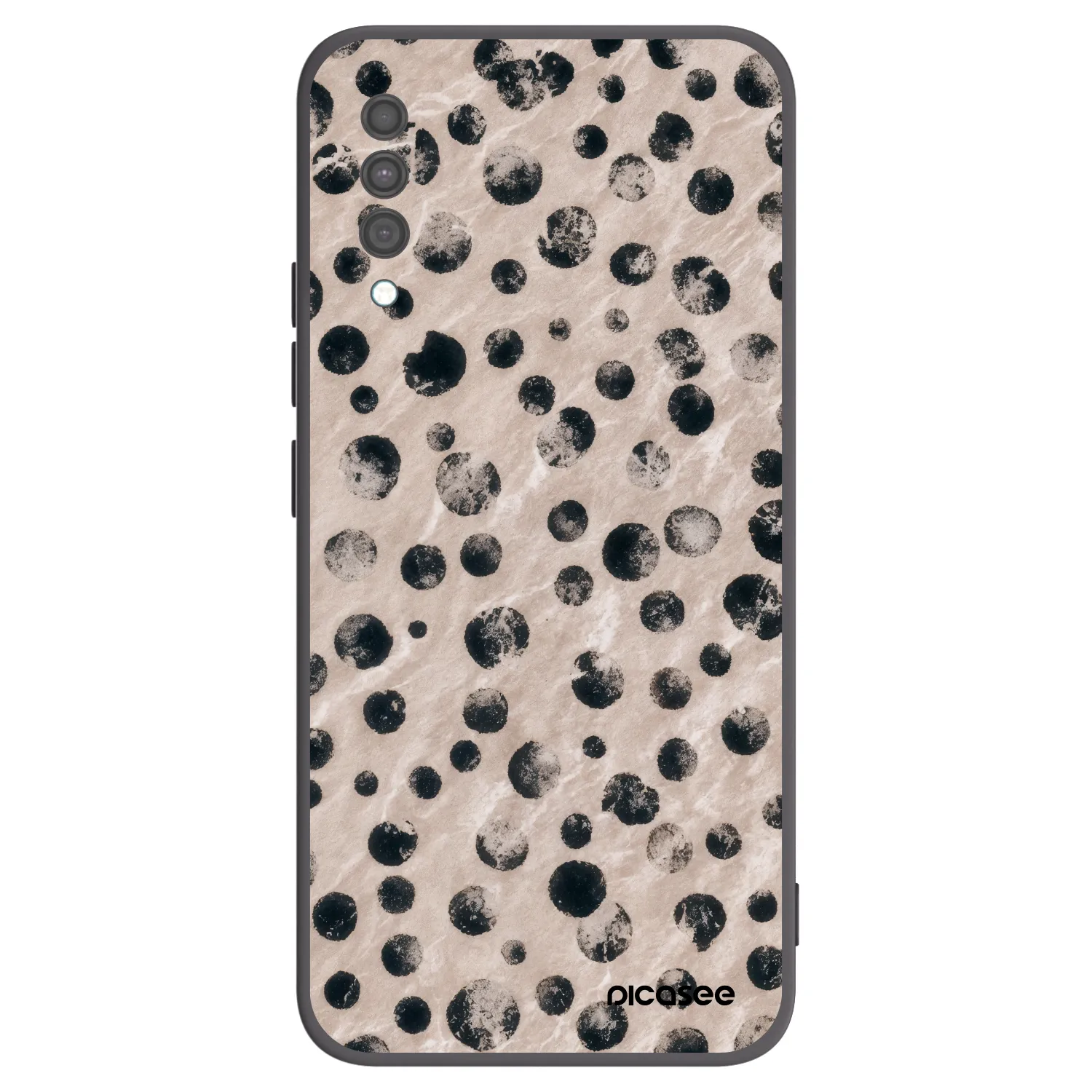 Picasee Samsung Galaxy A30s A307F Hülle - Schwarzes Silikon - Inked