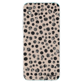 Picasee Xiaomi Redmi 9A Hülle - Schwarzes Silikon - Dots
