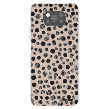 Picasee Xiaomi Poco X3 Hülle - Schwarzes Silikon - Dots