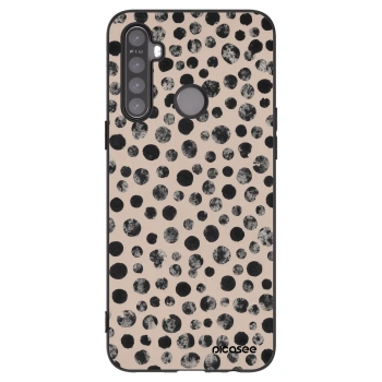 Picasee Realme 5 Hülle - Schwarzes Silikon - Dots