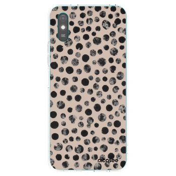 Picasee Xiaomi Redmi 9AT Hülle - Transparentes Silikon - Dots
