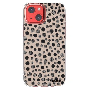 Picasee Apple iPhone 13 mini Hülle - Transparentes Silikon - Dots