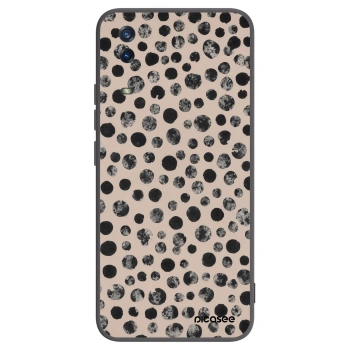 Picasee Vivo Y11s Hülle - Schwarzes Silikon - Dots