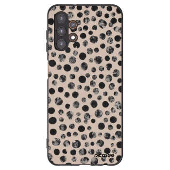 Picasee Samsung Galaxy A13 4G A135 Hülle - Schwarzes Silikon - Dots
