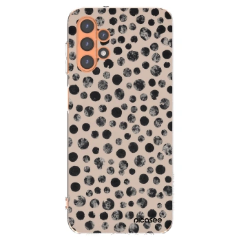 Picasee Samsung Galaxy A13 4G A135 Hülle - Transparentes Silikon - Dots